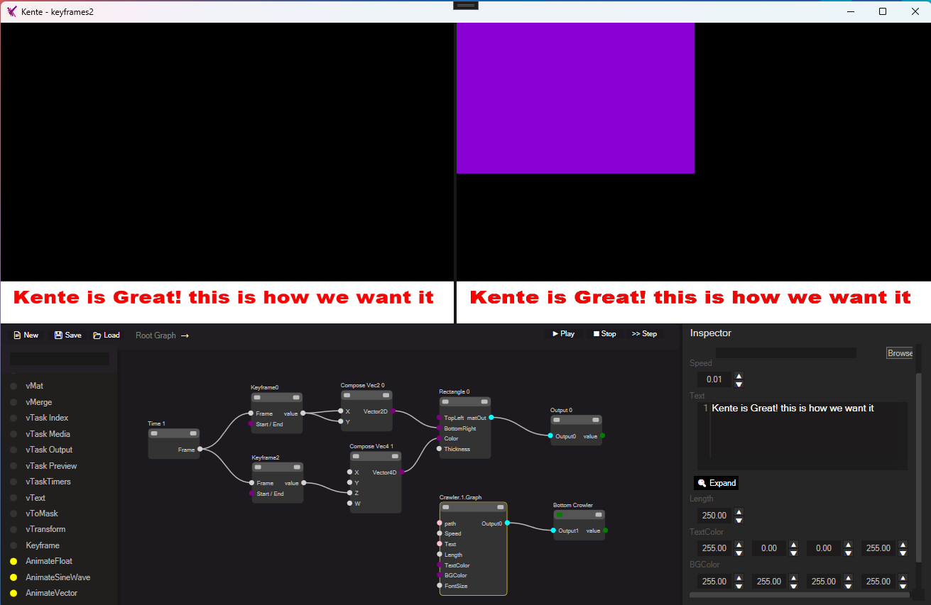 Kente Interface