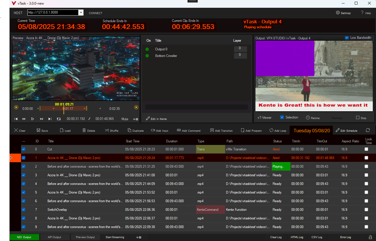 vTask Interface